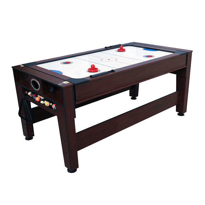Mako Mania 6ft Pool and Air Hockey Table Mahogany - Image 6