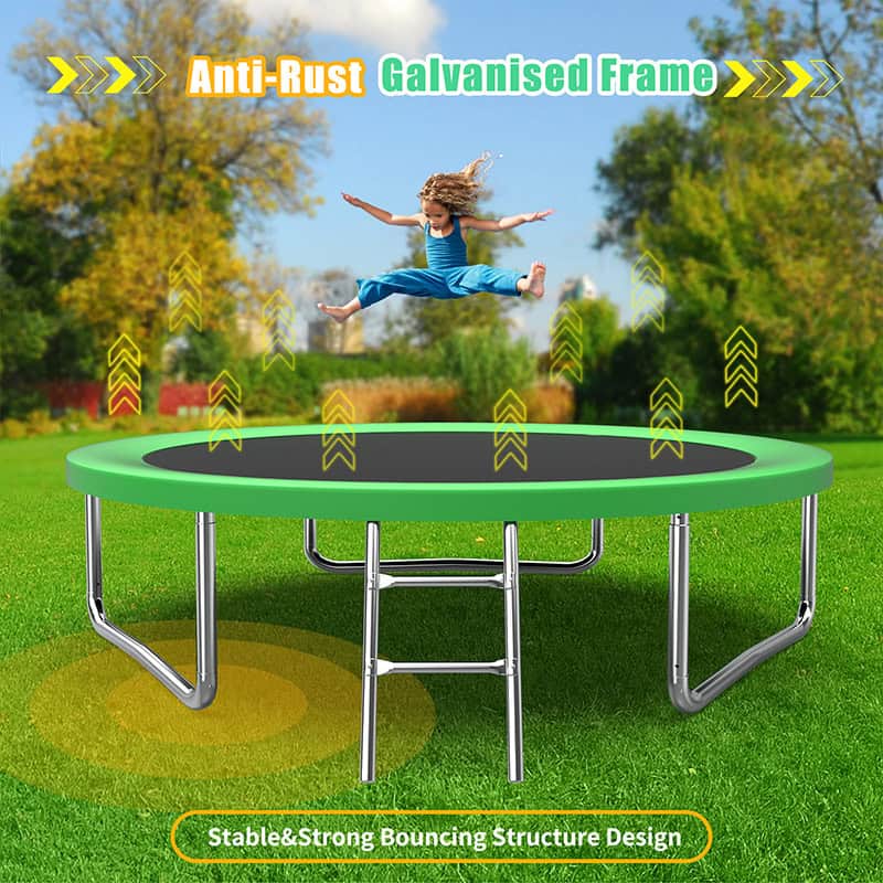 8ft Trampoline and Safety Enclosure