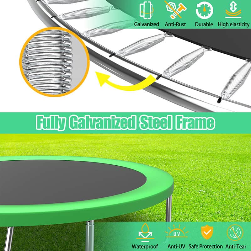 8ft Trampoline and Safety Enclosure
