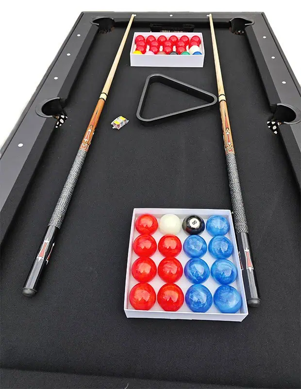 Walker & Simpson Vegas Deluxe 6ft Slate Pool Table with Dining Top - Image 20