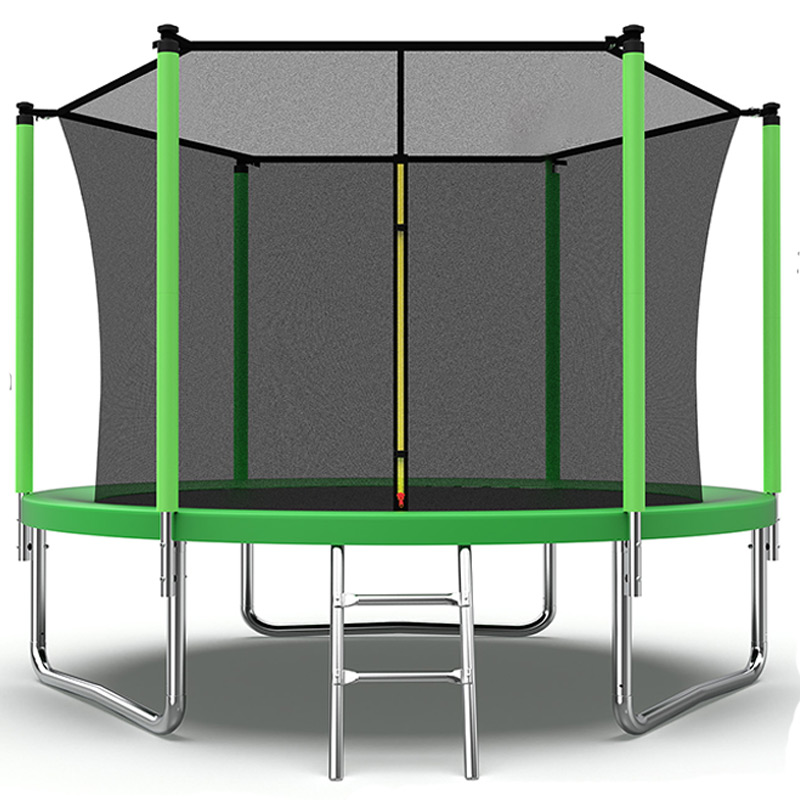 Mako 8ft Trampoline with Safety Enclosure and Ladder - Image 14