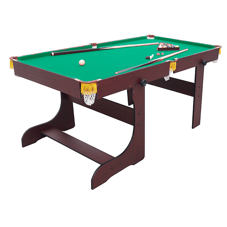 Tylt Merlin 6ft Folding Pool Table Mahogany - Image 5