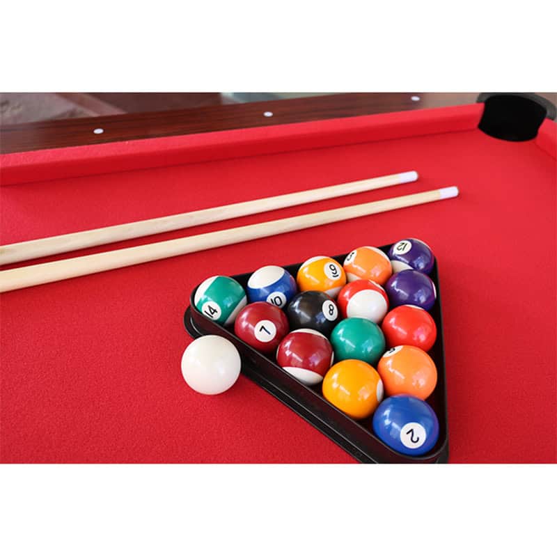 Tylt Merlin 6ft Folding Pool Table Mahogany - Image 11