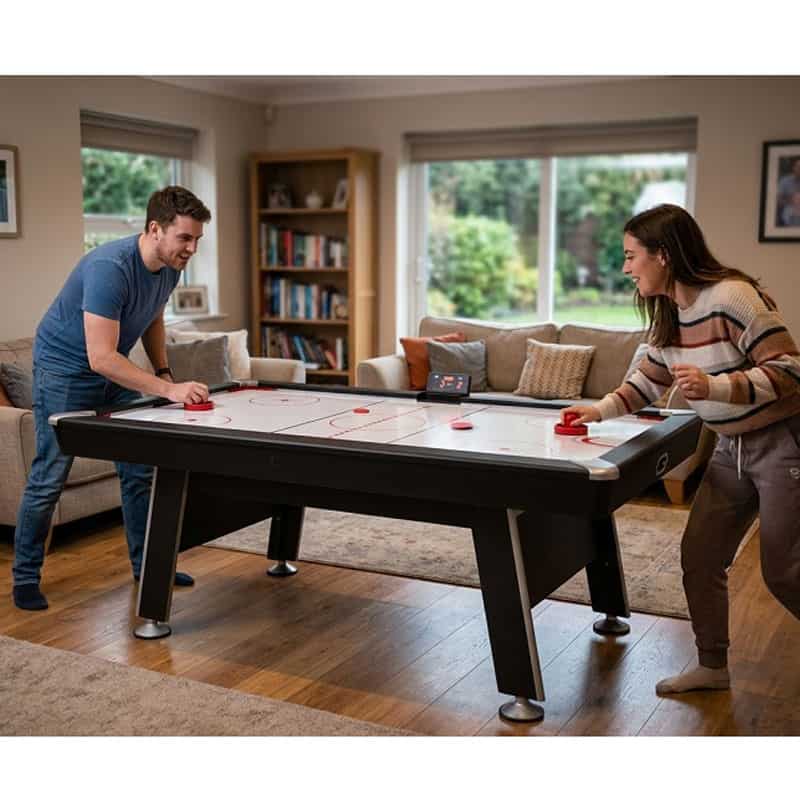 Flyte 7ft Air Hockey Table with Electronic LED Scorer