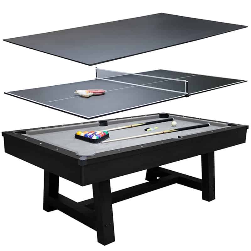 Mako Deluxe 7ft Pool Table with Dinning Top and Table Tennis