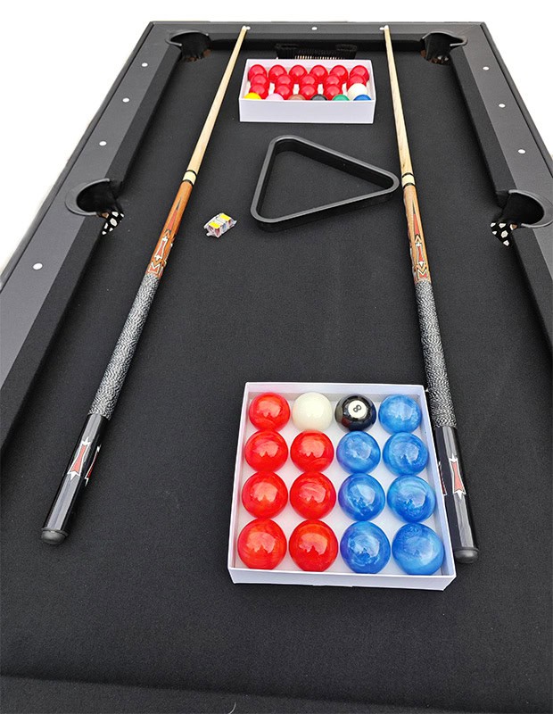 Walker & Simpson Vegas Deluxe 6ft Slate Pool Table with Dining Top - Image 20