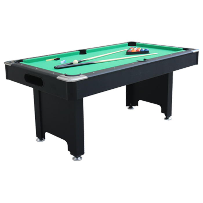 Mako Bite 6ft Pool Table With Ball Return Black - Image 8