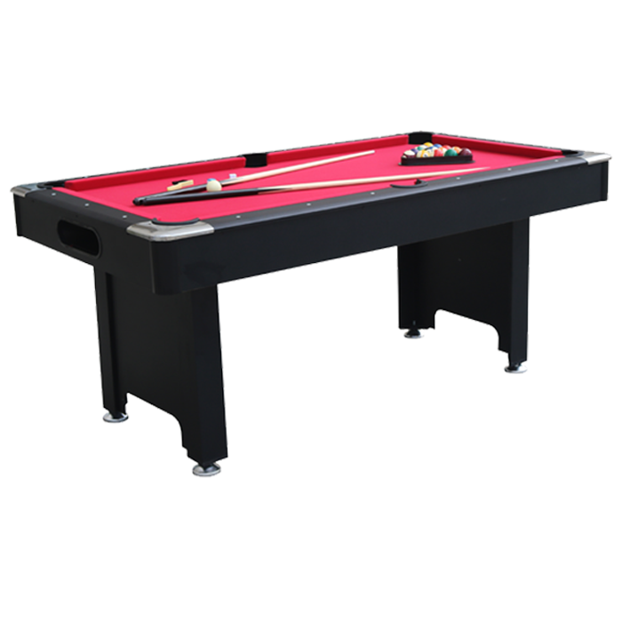 Mako Bite 6ft Pool Table With Ball Return Black - Image 9