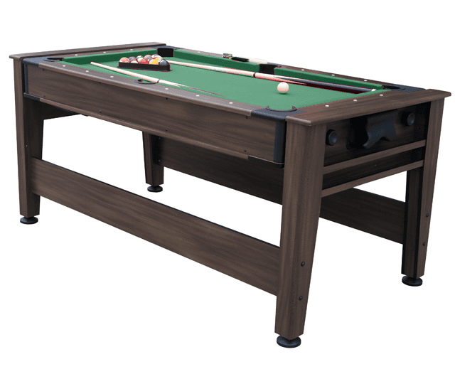 Mako Mania 6ft Pool and Air Hockey Table Mahogany - Image 2