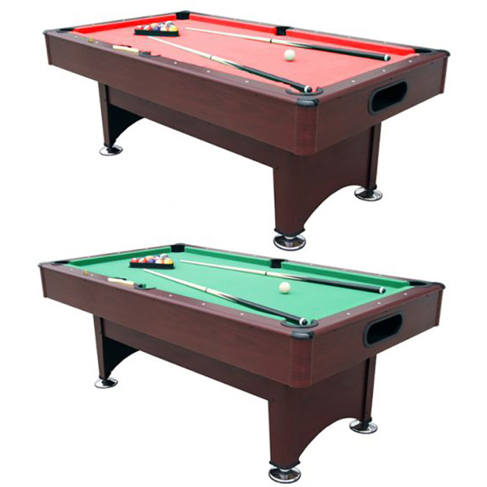 Mako Chomp 7ft Pool Table with Auto Ball Return Mahogany