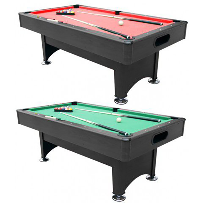 Mako Chomp 7ft Pool Table with Auto Ball Return Black