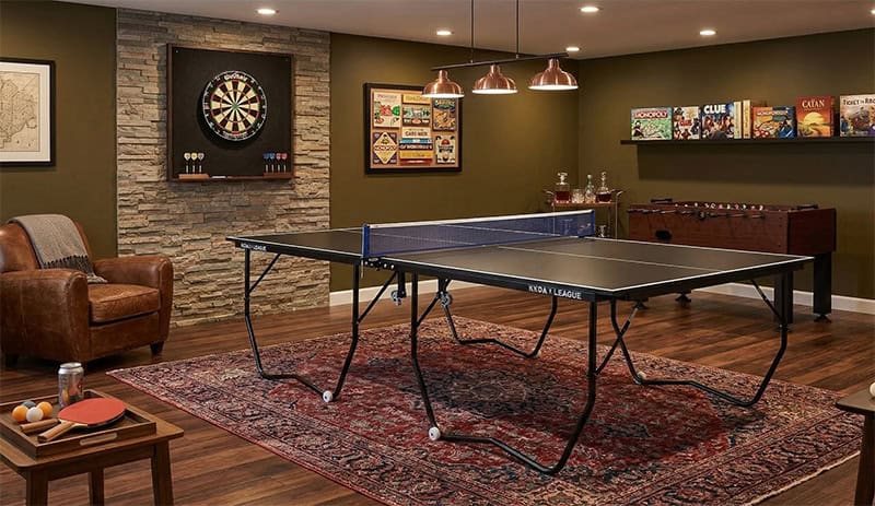 Air League Hit Indoor Table Tennis Table Black