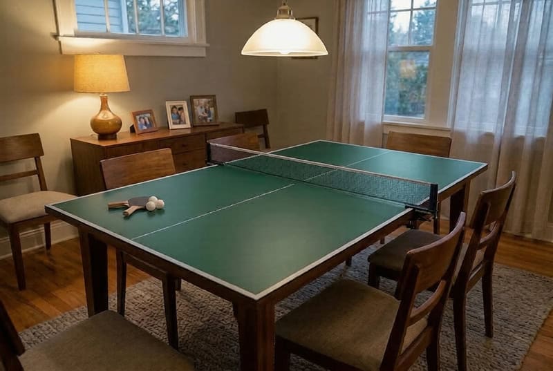 Air League Table Tennis Table Conversion Top – Green