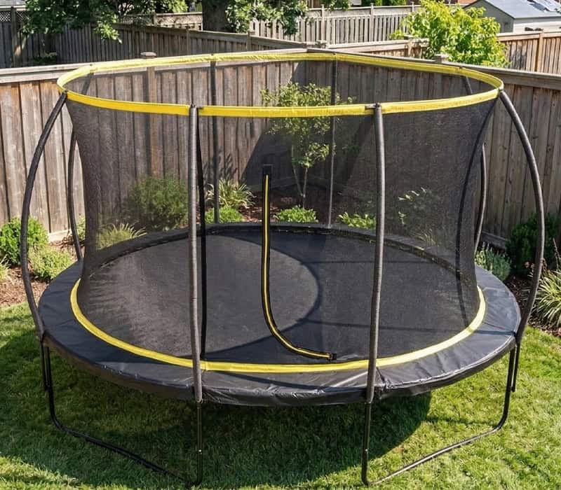 Orbit 7x10ft Oval Trampoline With Safety Enclosure