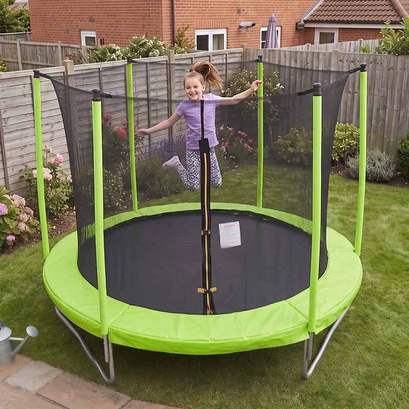 8ft Trampoline and Safety Enclosure