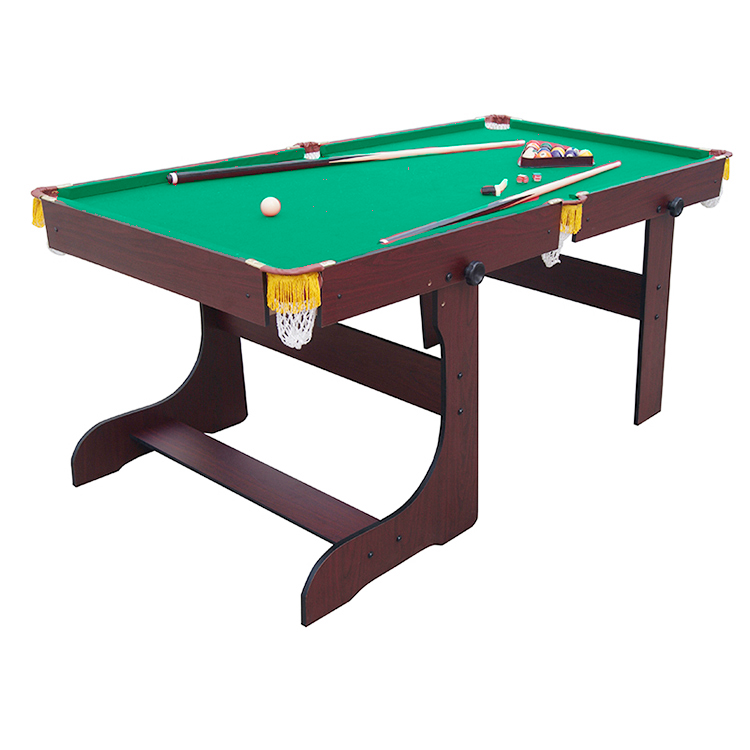 Tylt Merlin 6ft Folding Pool Table Mahogany - Image 5